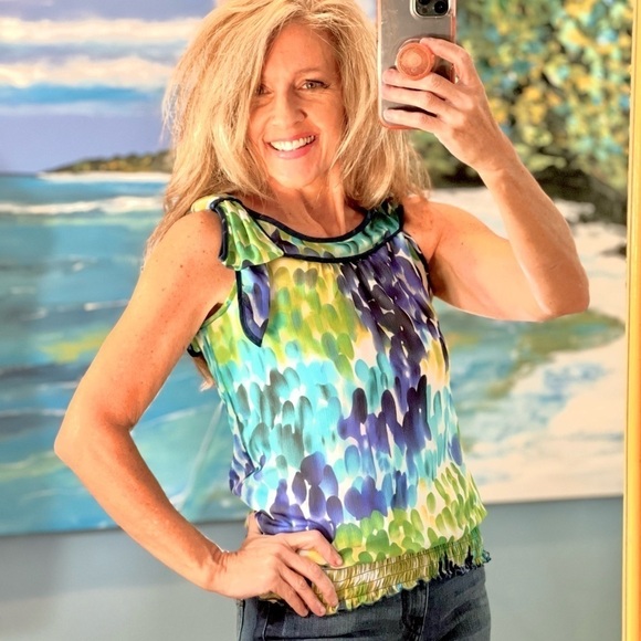 ⭐️IZ,Buyer California,Vibrant,Fun,Funky & Fabulous..Live Summer in Color! Size S - Picture 11 of 11